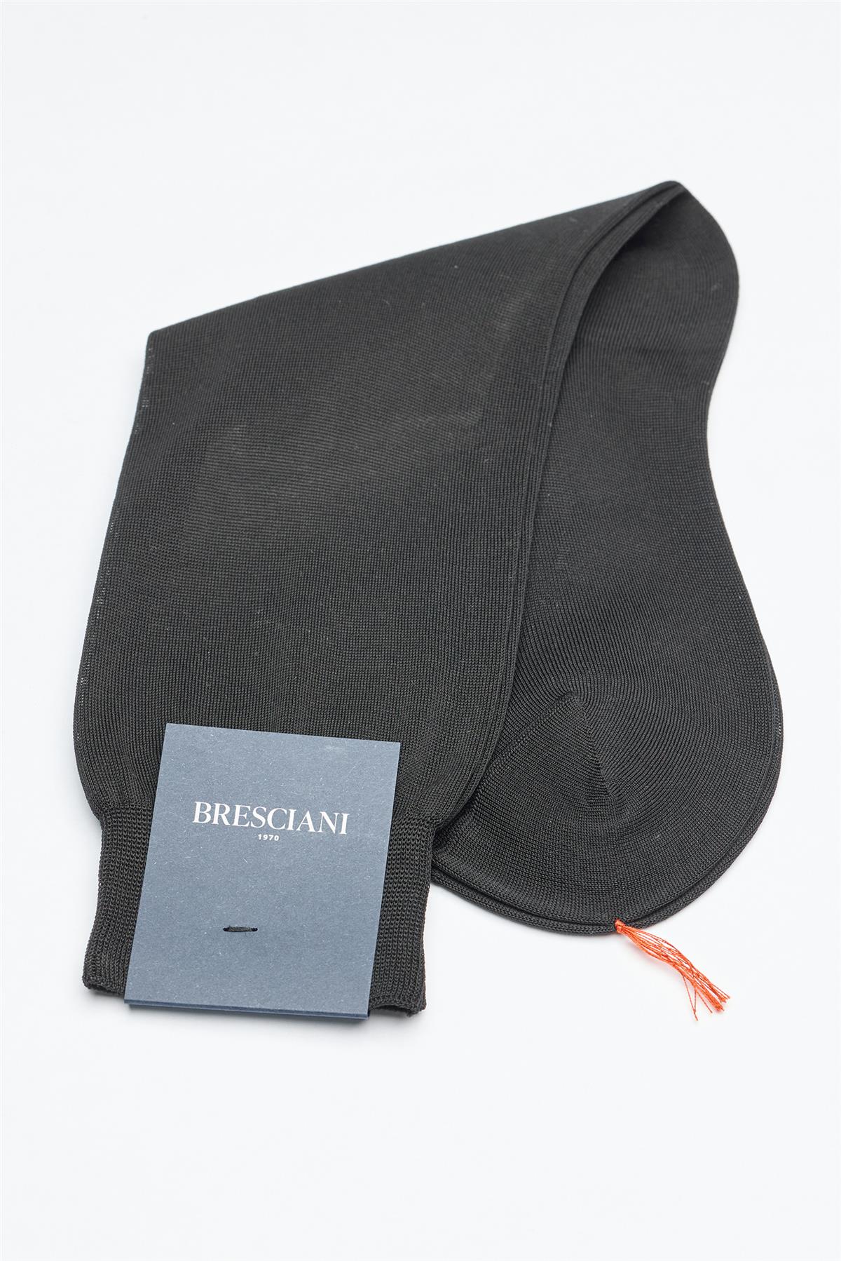 Siyah Merserize Pamuk Çorap