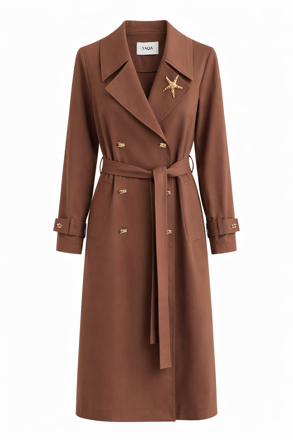 GOLD DETAYLI TRENÇKOT