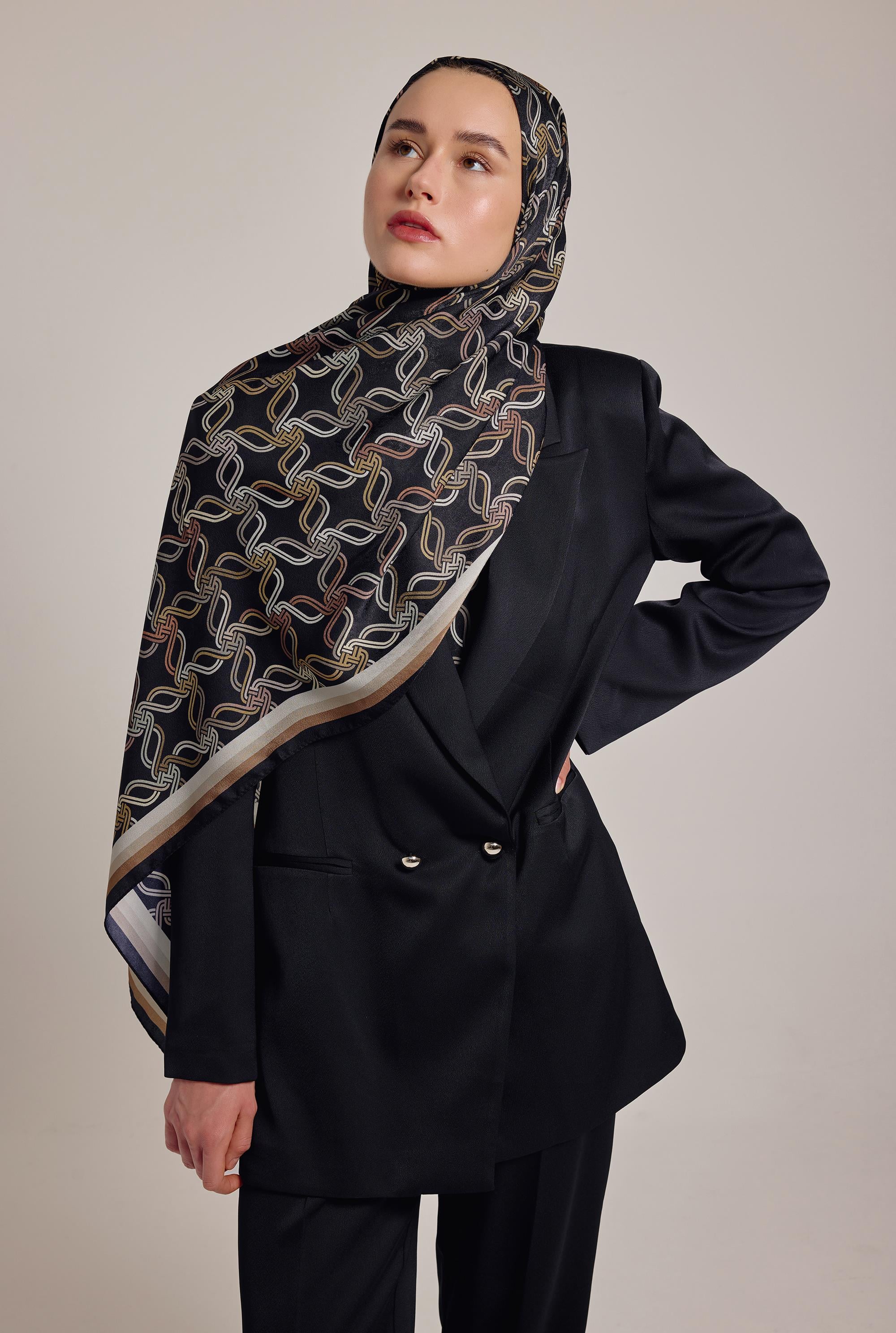 SİYAH-BEJ RING ŞAL