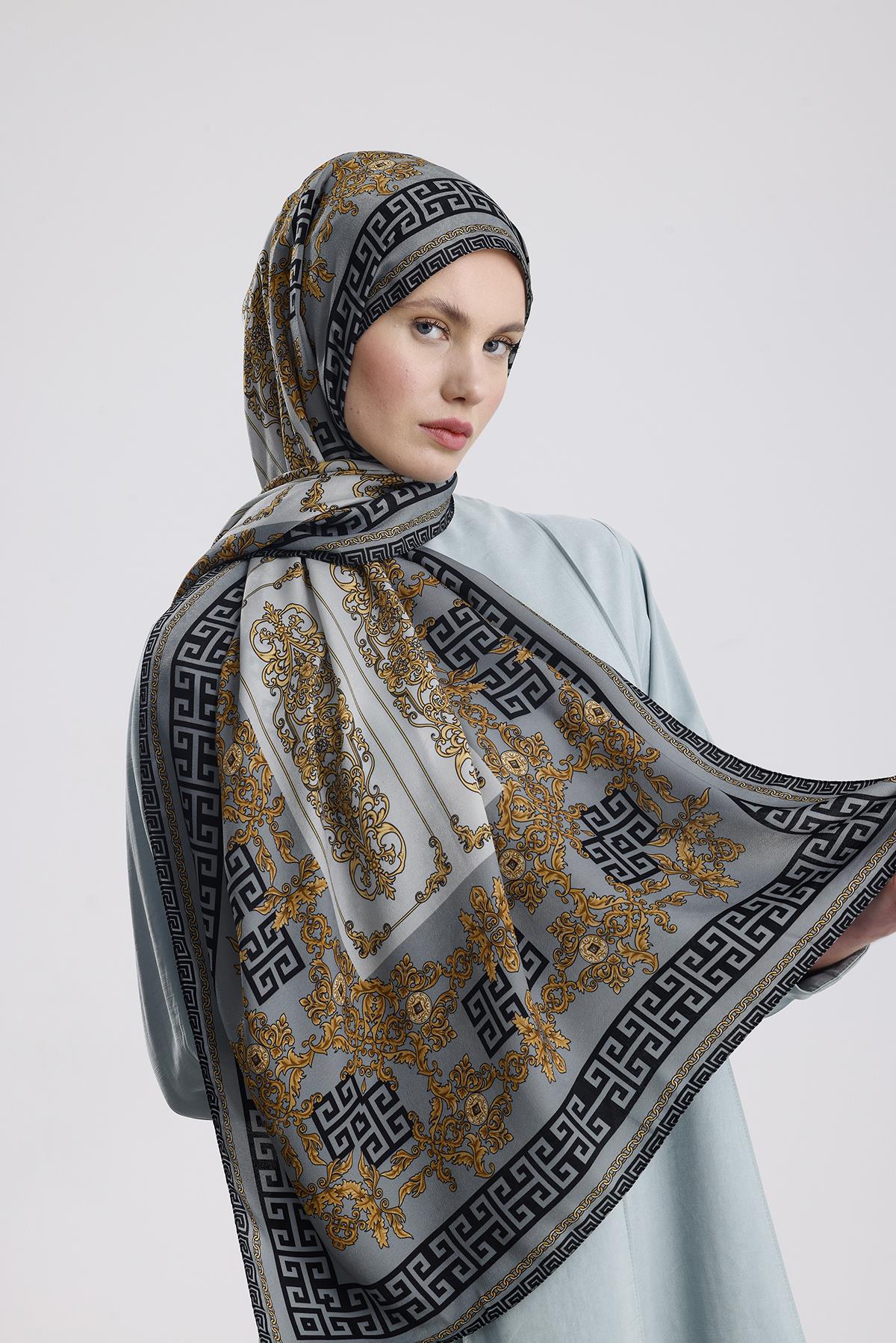 GRİ SCABELLA PREMIUM ŞAL