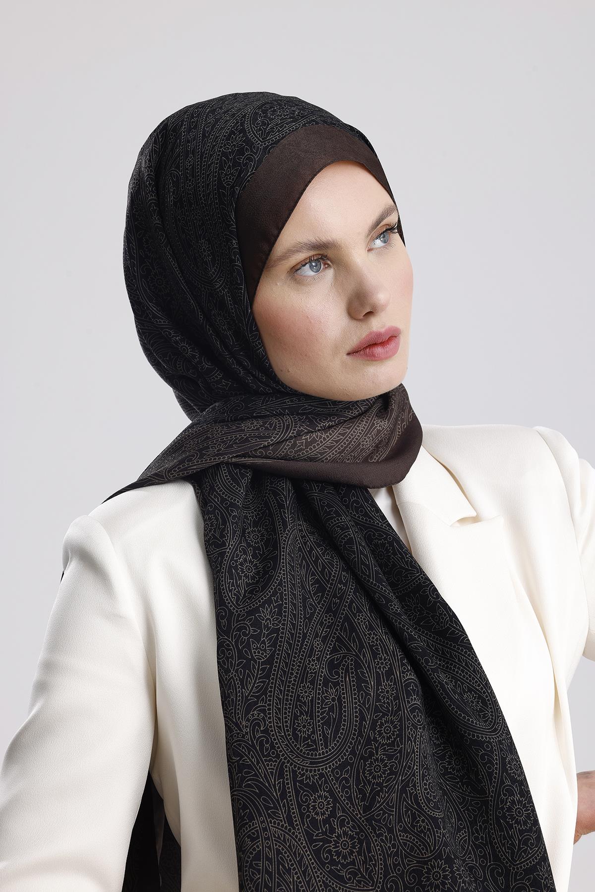 KAHVE RETRO PREMIUM ŞAL