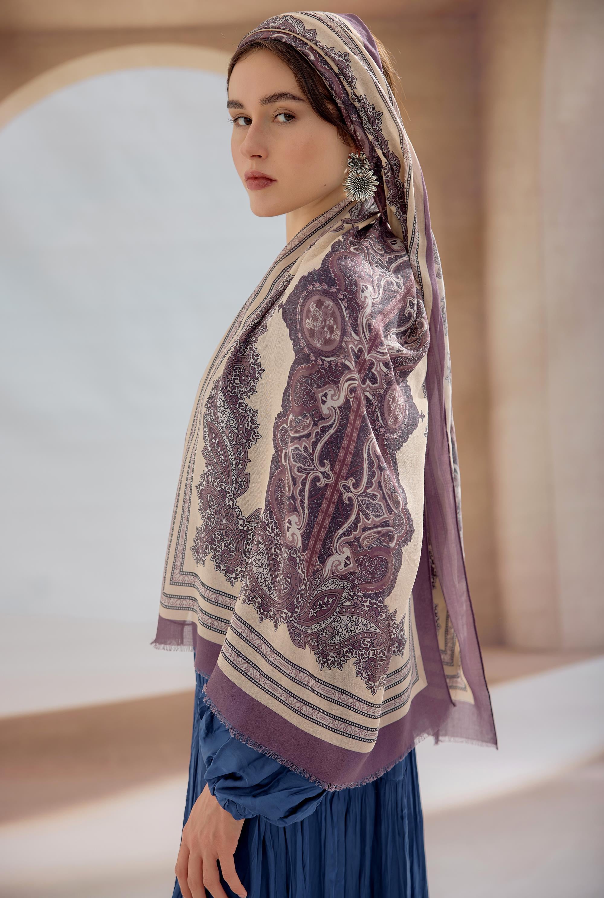 MÜRDÜM YAQA ETHNIC ŞAL