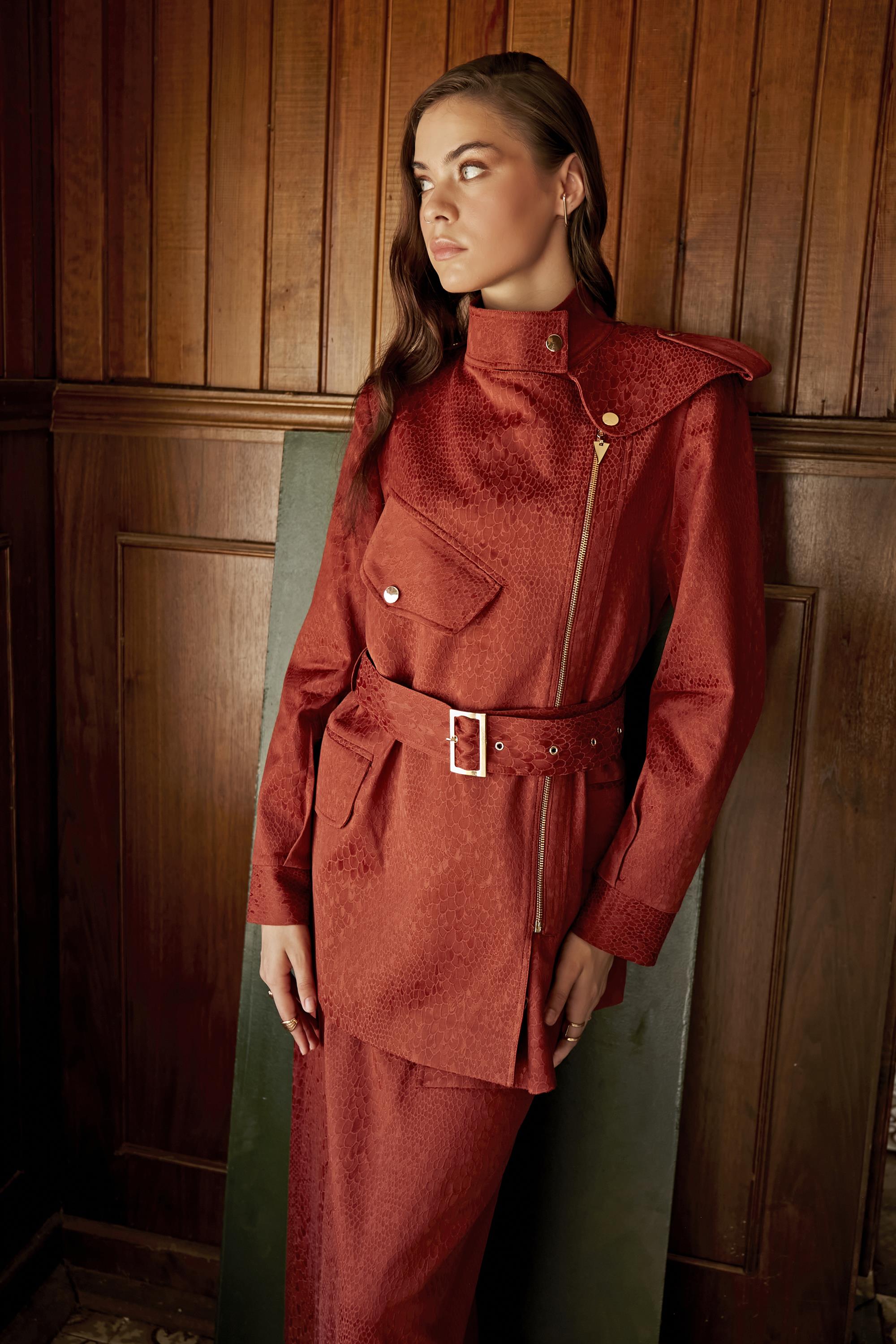 TABA CROCODILE DESEN CEKET