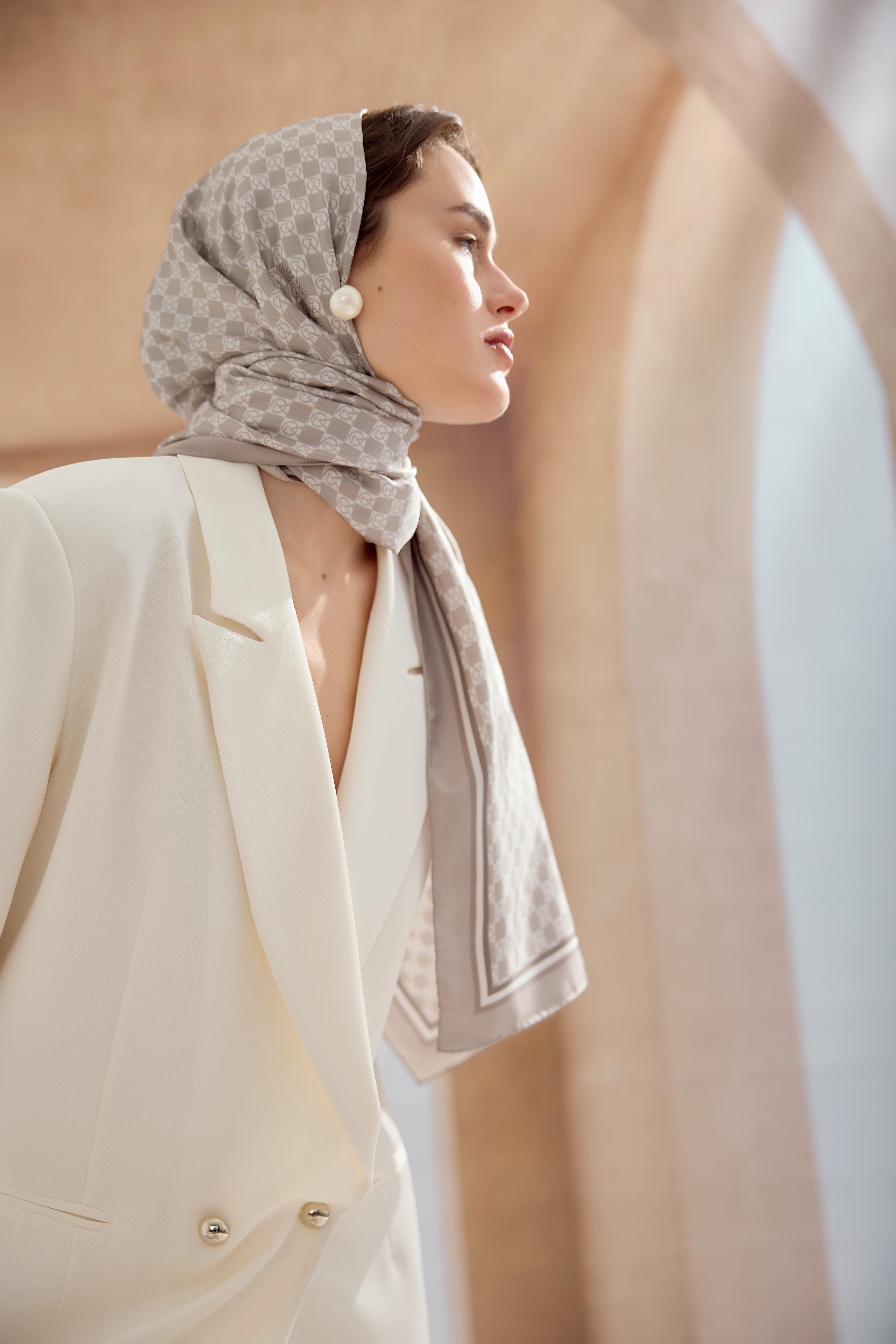 VİZON DAMA İPEK ŞAL