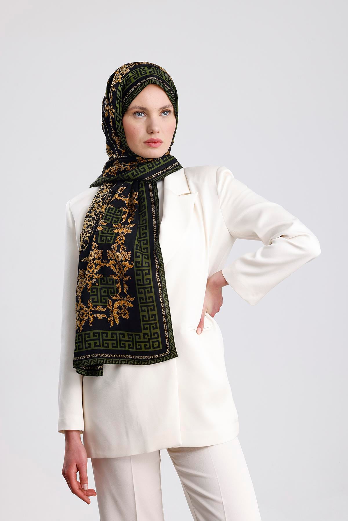 YEŞİL SCABELLA PREMIUM ŞAL