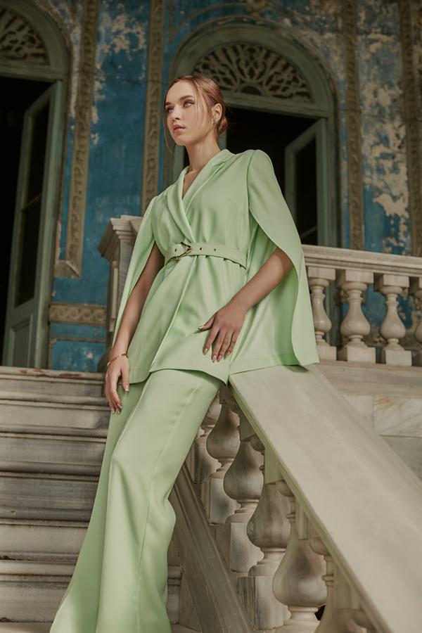 PELERİN KOL CEKET PANTOLON TAKIM