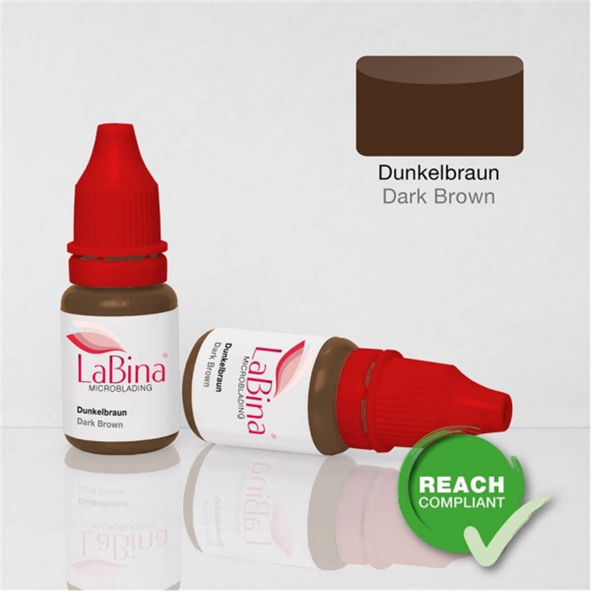 LaBina Dunkelbraun - Koyu Kahve Microblading Boyası