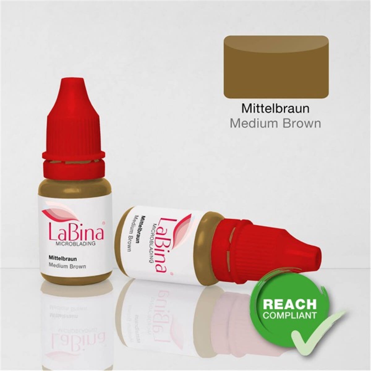 LaBina Mittelbraun - Orta Kahve Microblading Boyası