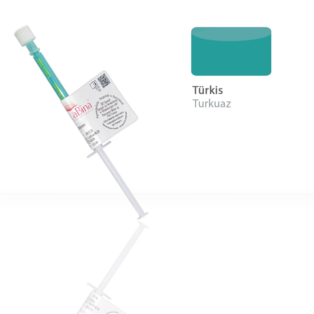 LaBina Türkis - Turkuaz (Tek Kullanımlık Kalıcı Makyaj Boyası)