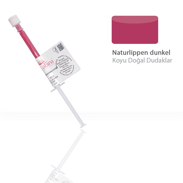 LaBina Naturlippen dunkel - Koyu Doğal Dudaklar (Tek Kullanımlık Kalıcı Makyaj Boyası)