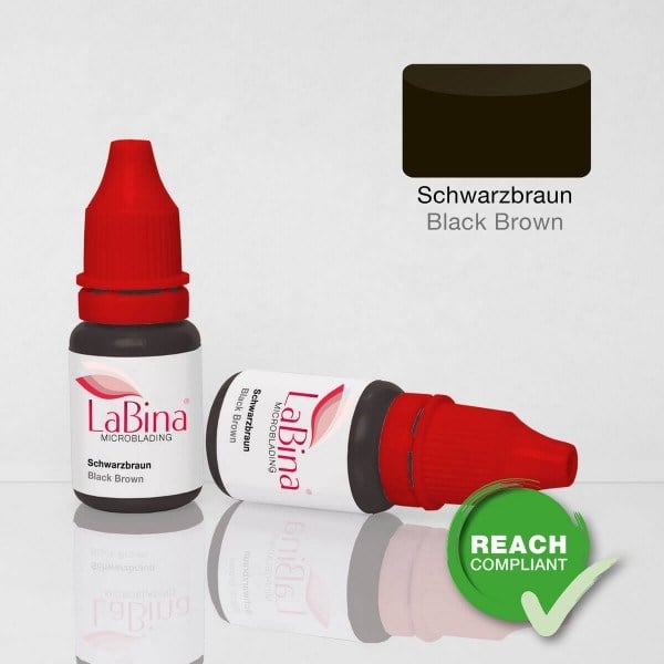 LaBina Schwarzbraun - Siyahımsı Kahve Microblading Boyası