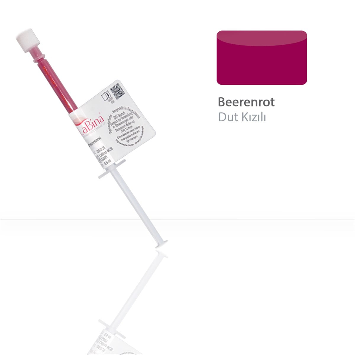 LaBina Beerenrot -  Dut Kızılı (Tek Kullanımlık Kalıcı Makyaj Boyası)