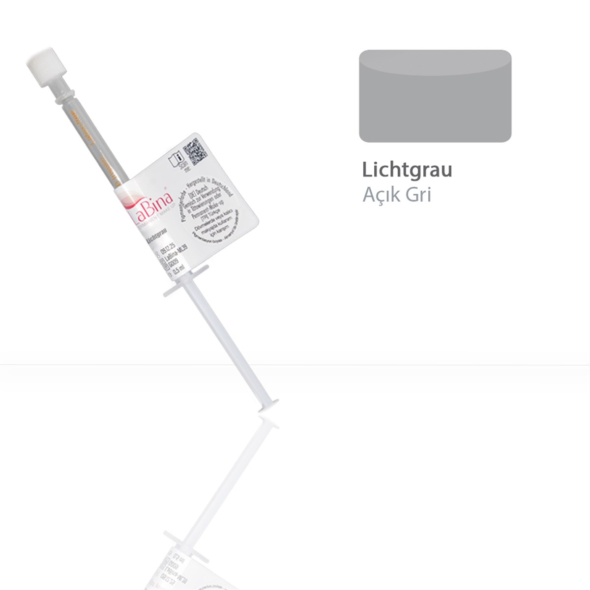 LaBina Lichtgrau - Açık gri (Tek Kullanımlık Microblading Boyası)