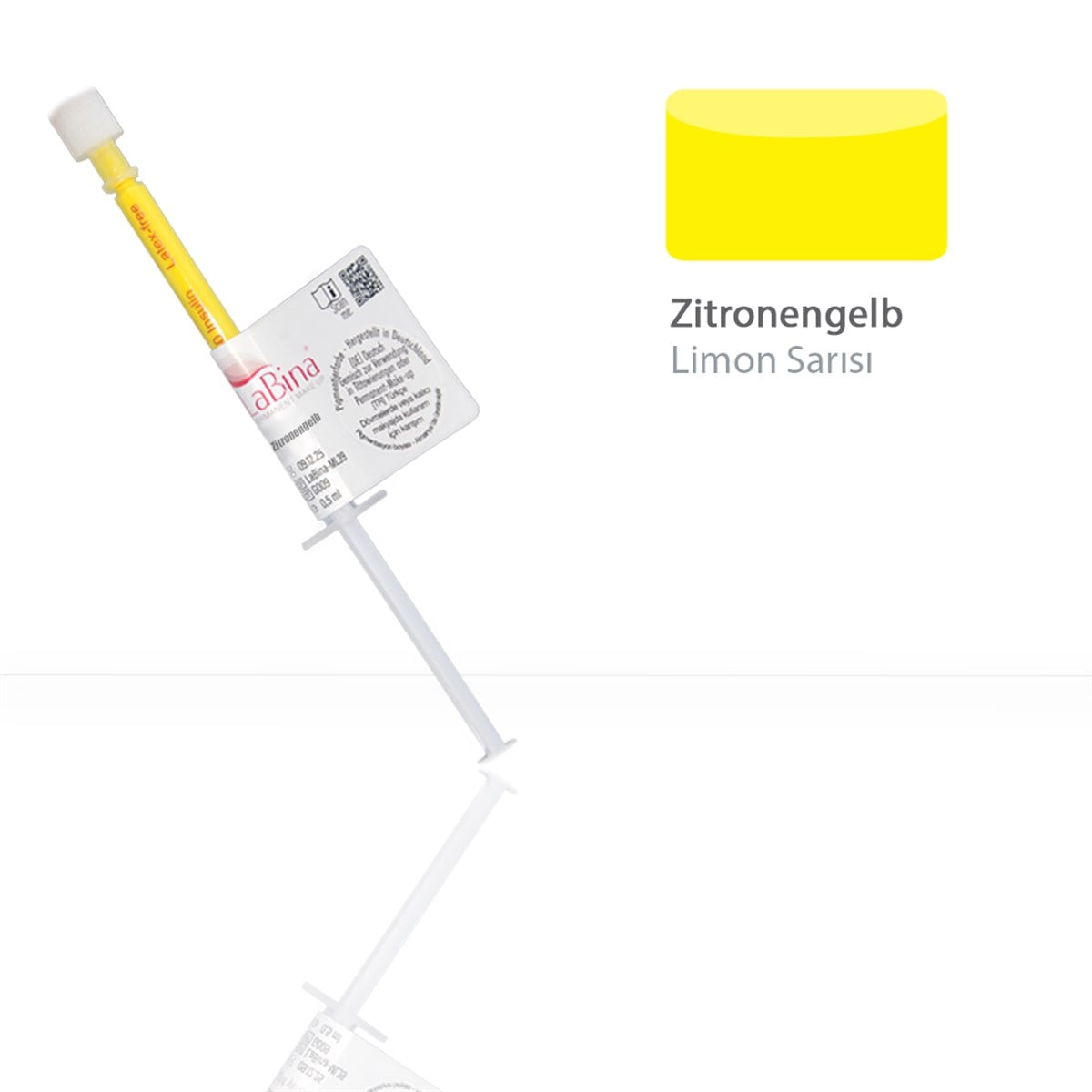 LaBina Zitronengelb - Limon Sarısı (Tek Kullanımlık Kalıcı Makyaj Boyası)