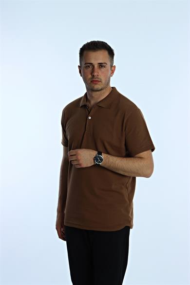 Betep Polo Yaka Tşört Taba