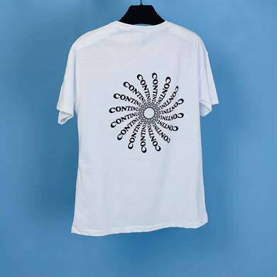 Countinuou Oversize Tişört Beyaz