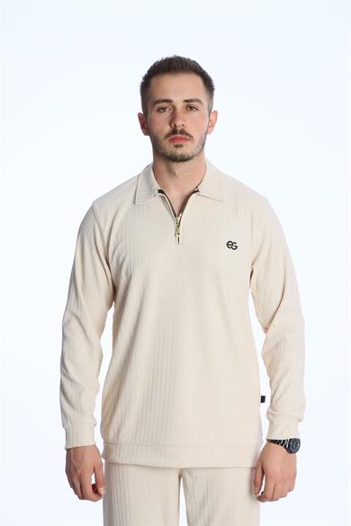 Eg38 Anka Baggy Takım Bej