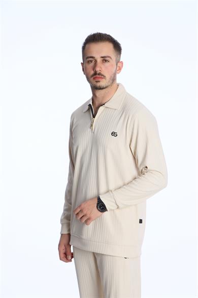 Eg38 Anka Baggy Takım Bej