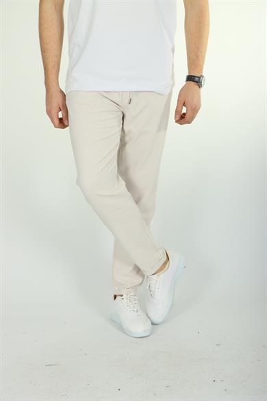 Eg38 Double Face Jogger Pantolon (1) Beyaz