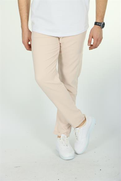 Eg38 Double Face Jogger Pantolon (1) Krem