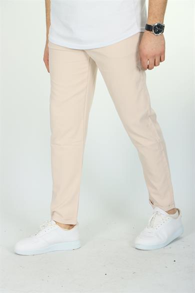 Eg38 Double Face Jogger Pantolon (1) Krem