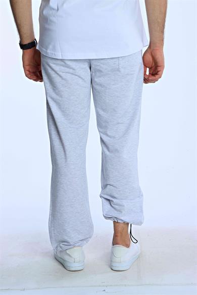 Eg38 Düz Baggy Eşofman Açık Gri