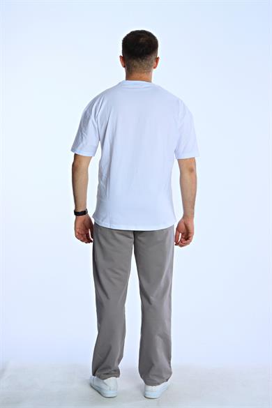 Eg38 Düz Baggy Eşofman Koyu Gri