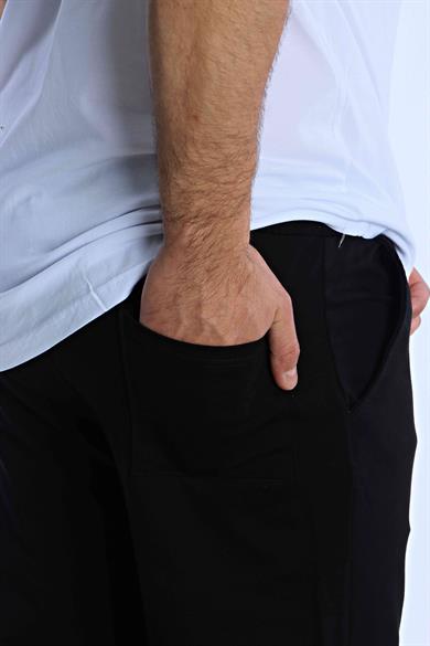 Eg38 Düz Baggy Eşofman Siyah
