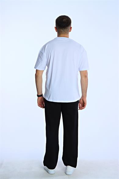 Eg38 Düz Baggy Eşofman Siyah