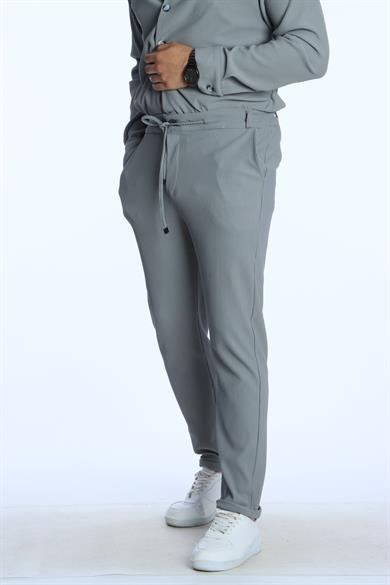 Eg38 Jamper Düğmeli Jogger Gri