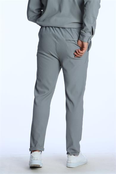 Eg38 Jamper Düğmeli Jogger Gri