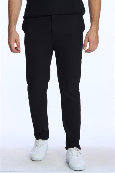 Eg38 Jamper Düğmeli Jogger Siyah
