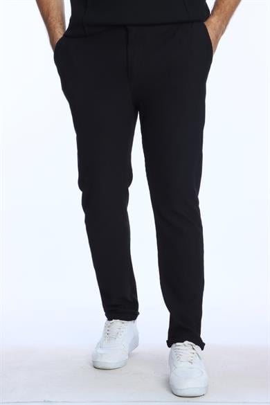 Eg38 Jamper Düğmeli Jogger Siyah