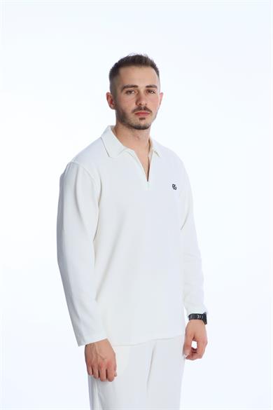 Eg38 Kapris Baggy Takım Beyaz