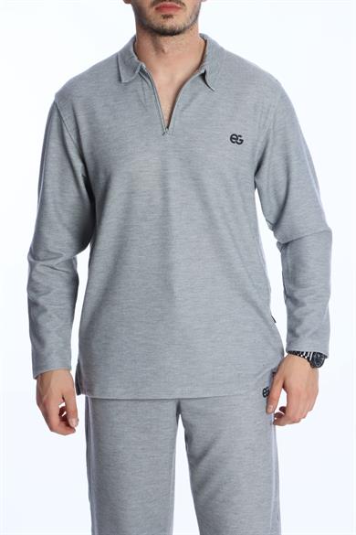 Eg38 Kapris Baggy Takım Gri