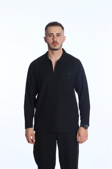 Eg38 Kapris Baggy Takım Siyah