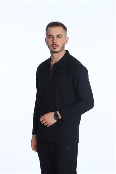 Eg38 Kapris Baggy Takım Siyah