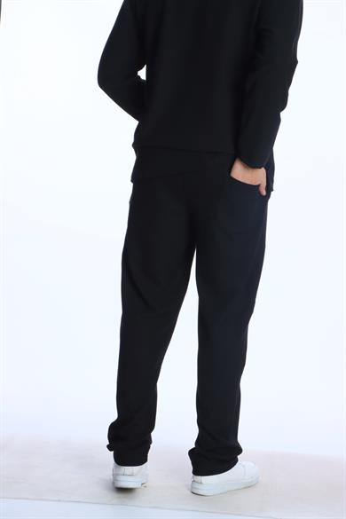 Eg38 Kapris Baggy Takım Siyah