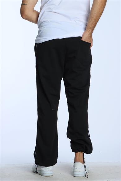 Eg38 Nakışlı Baggy Alt Siyah