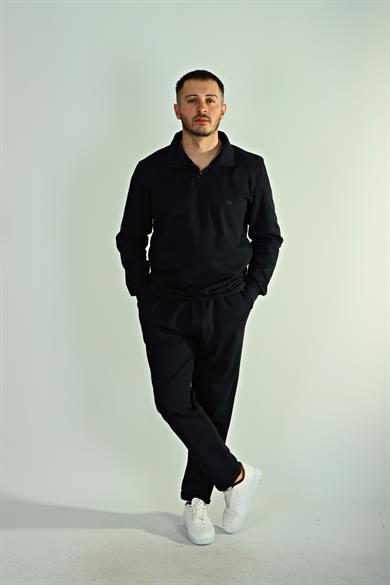 Eg38 Pike Yarım Fermuar Sweat Lacivert