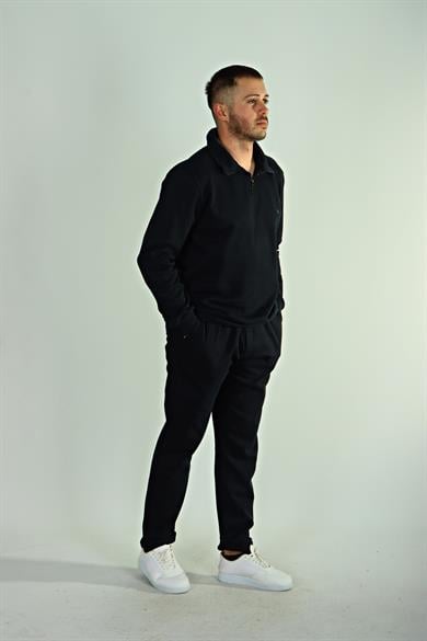 Eg38 Pike Yarım Fermuar Sweat Lacivert