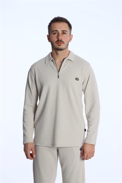 Eg38 Tina Baggy Takım Bej