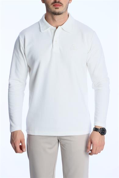 SM Nakışlı Selanik Sweat 026 Beyaz