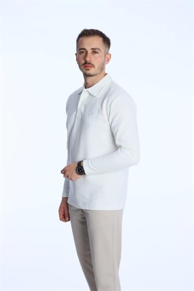 SM Nakışlı Selanik Sweat 026 Beyaz
