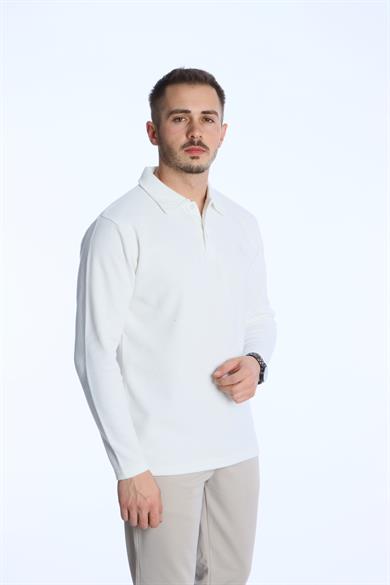 SM Nakışlı Selanik Sweat 026 Beyaz