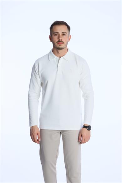 SM Nakışlı Selanik Sweat 026 Beyaz