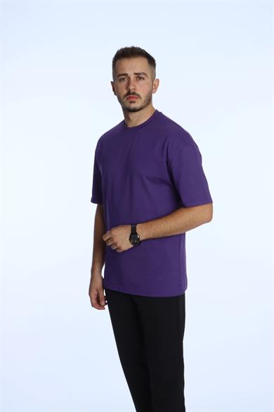 Tmb 24/1 Düz Ovr Tşört Mor