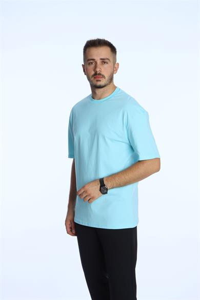 Tmb 24/1 Düz Ovr Tşört Su Yeşili