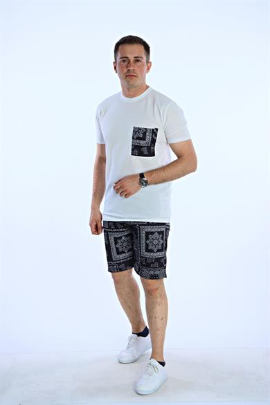 Tmb Bandana Şort Takım Beyaz