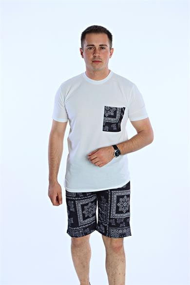 Tmb Bandana Şort Takım Beyaz